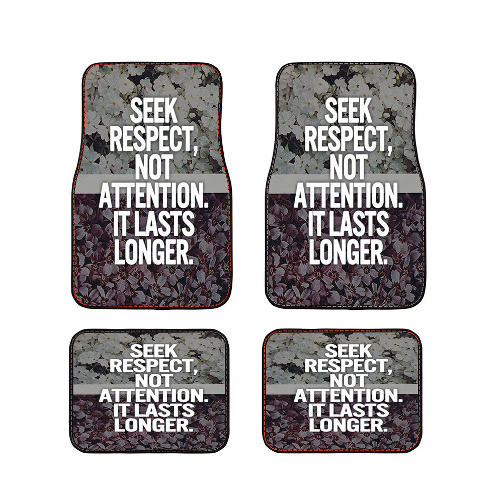 Seek Respect Car Floor Mats Accessories