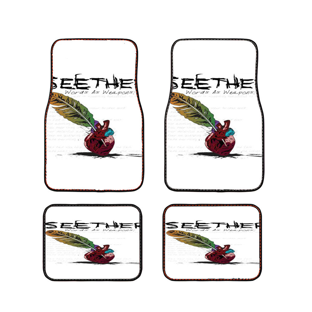 Seether Word As Weapons Car Floor Mats Accessories