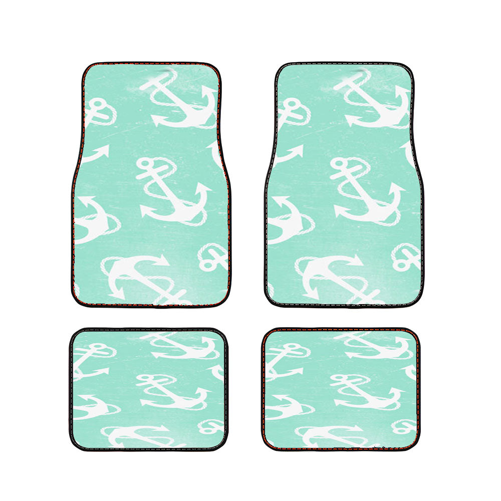 Serene Ocean Anchors Car Floor Mats Accessories