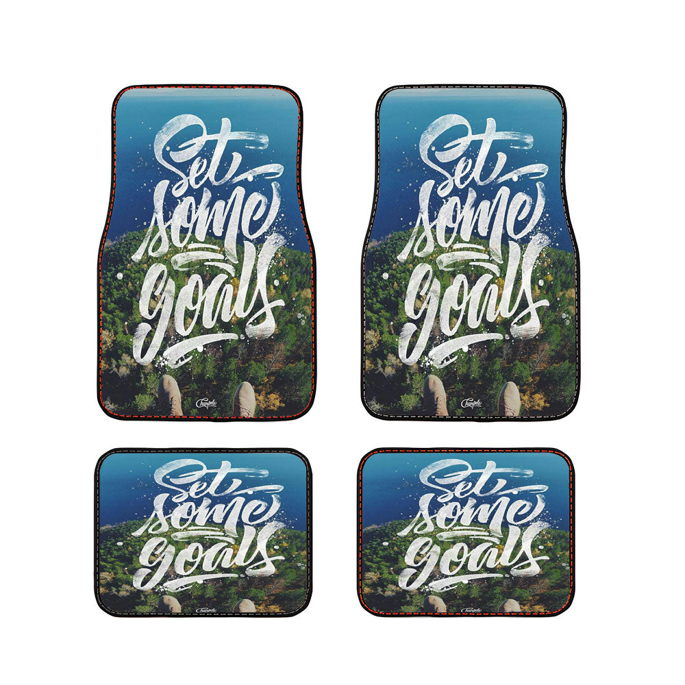 Set Some Goals Car Floor Mats Accessories