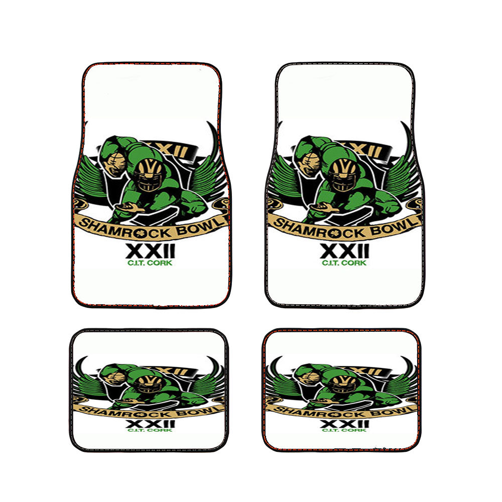 Shamrock Bowl Logo Car Floor Mats Accessories