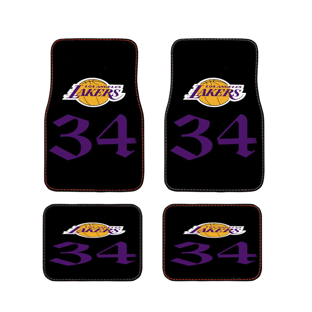 Shaquille Oneal Lakers Jersey Champion Nba Car Floor Mats Accessories