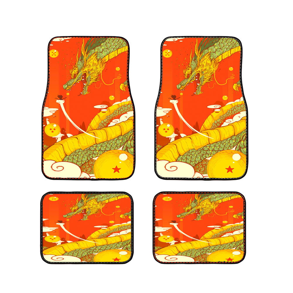 Shenlong And Goku Dragon Ball Z Car Floor Mats Accessories