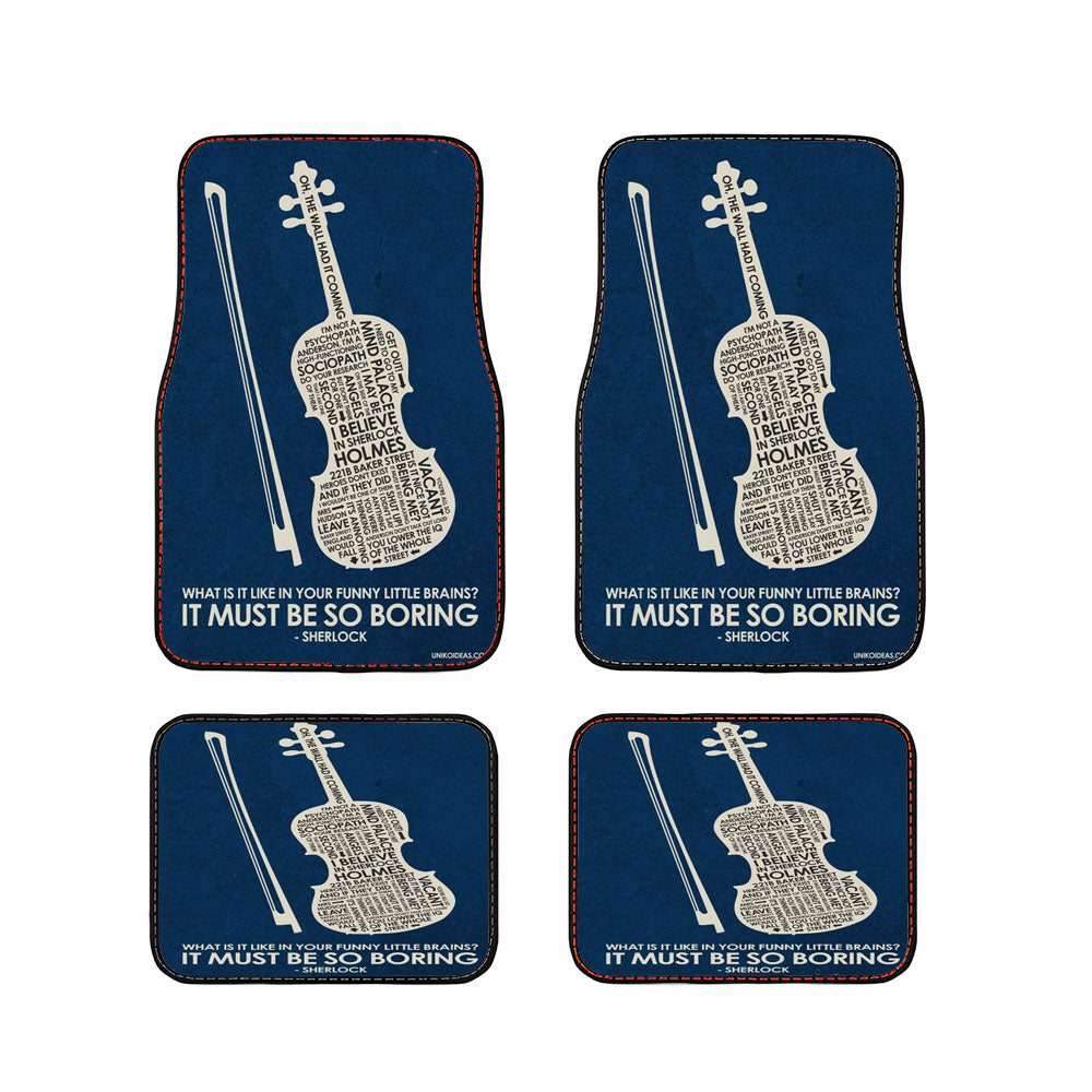 Sherlock It Must Be So Boring Car Floor Mats Accessories