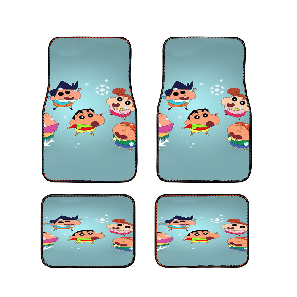 Shin Chan And Friends Car Floor Mats Accessories