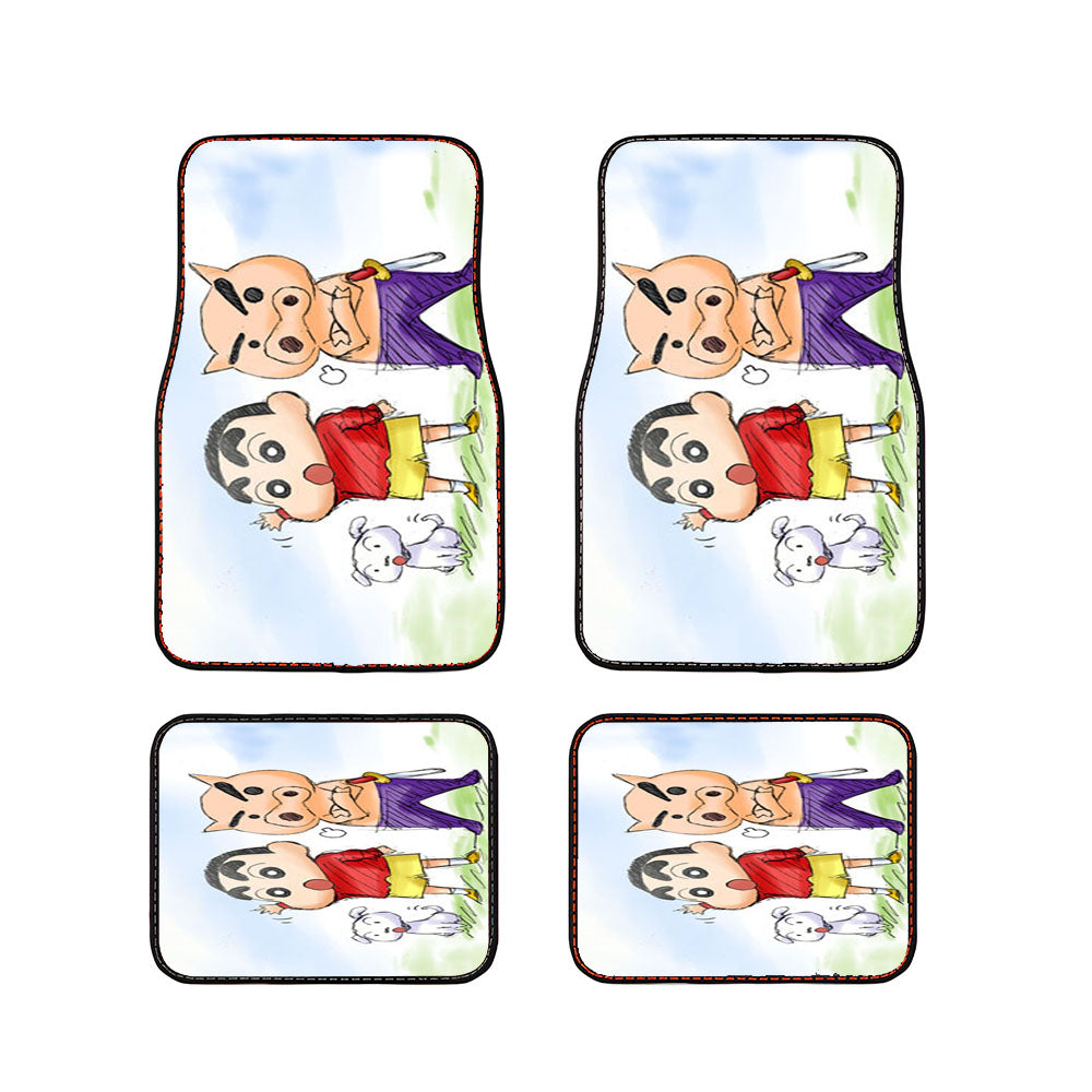 Shin Chan Art Car Floor Mats Accessories
