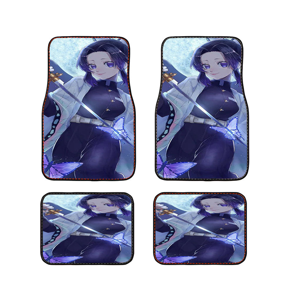 Shinobu Kocho Demon Slayer Anime 2 Car Floor Mats Accessories