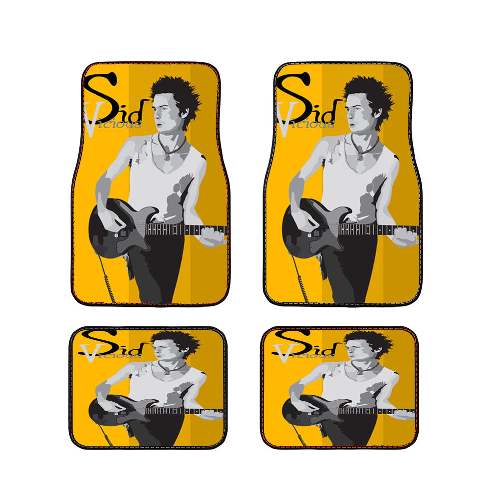 Sid Vicious Sex Pistols Punk Rock Car Floor Mats Accessories