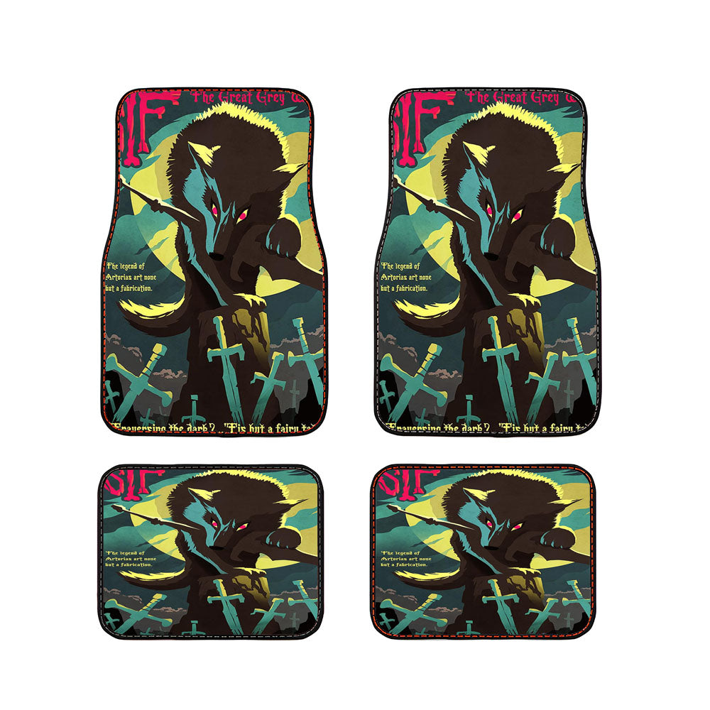 Sif Grey Wolf Dark Souls Car Floor Mats Accessories