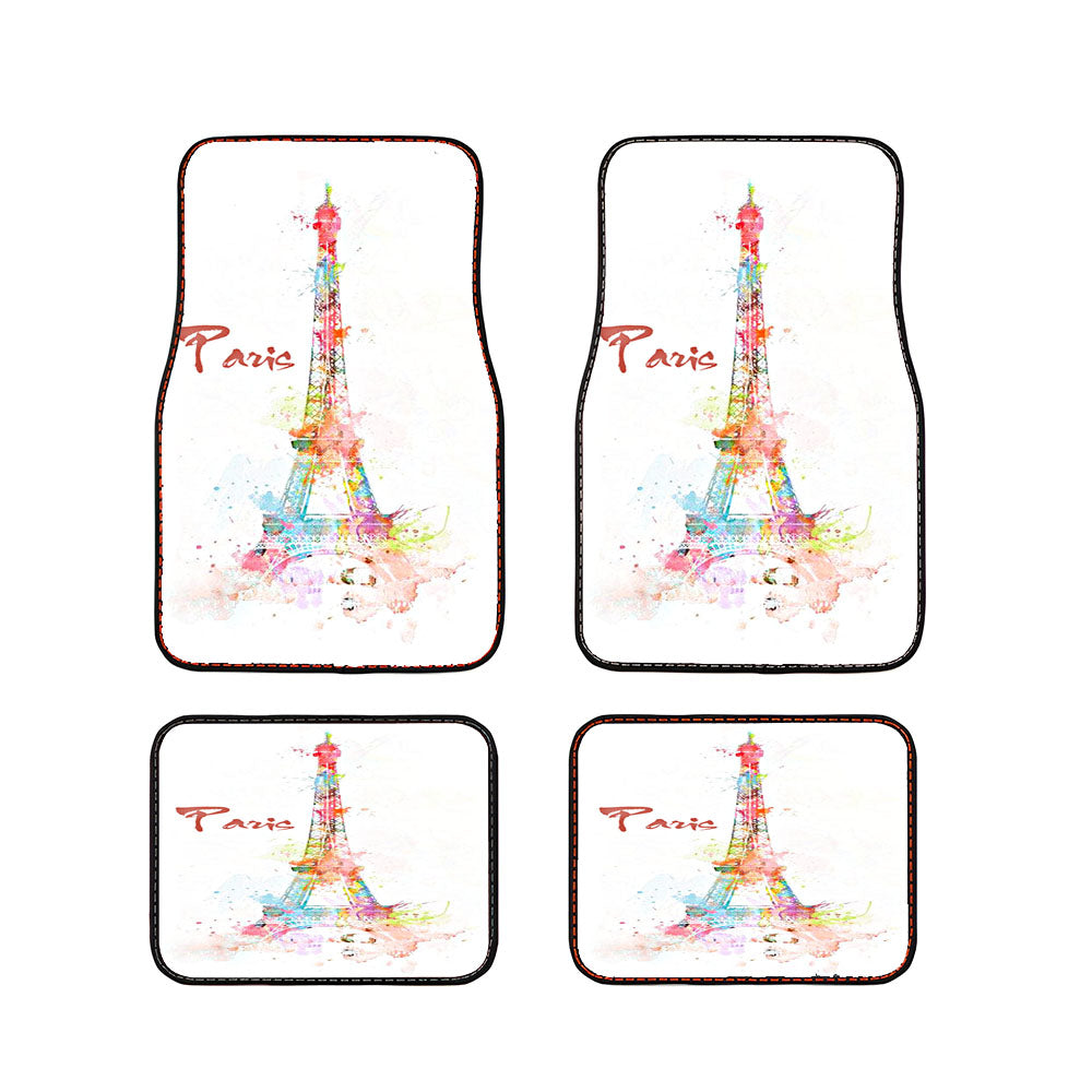 Simple Paris Design Car Floor Mats Accessories