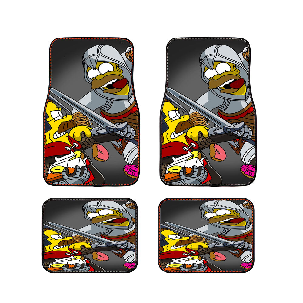 Simpsons Assassin'S Creed Car Floor Mats Accessories