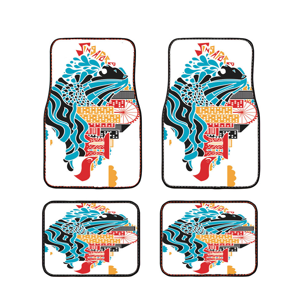 Singapore Art Cover Car Floor Mats Accessories