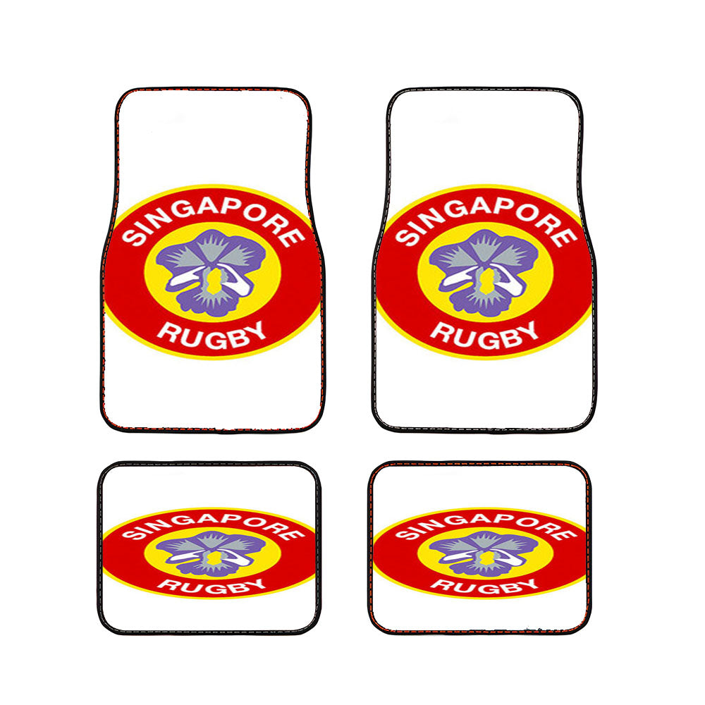 Singapore Rugby Car Floor Mats Accessories