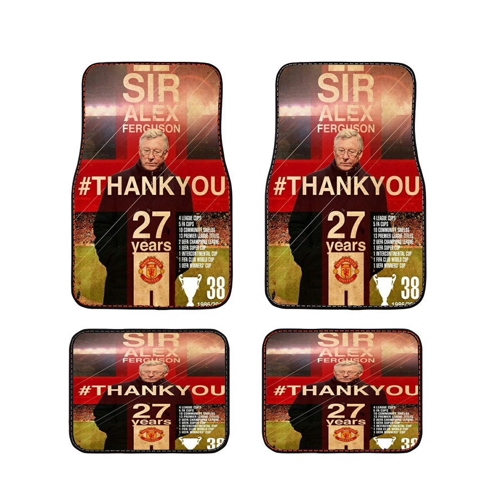 Sir Alex Ferguson Thank You Car Floor Mats Accessories