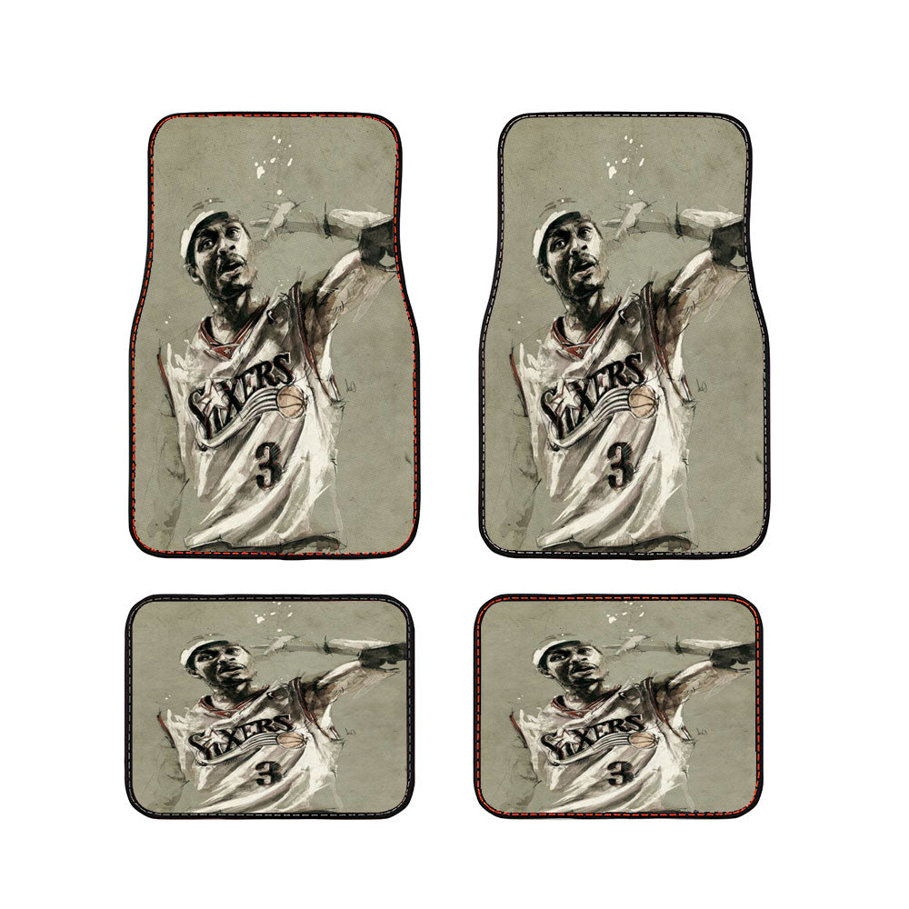 Sixers Basketball Car Floor Mats Accessories