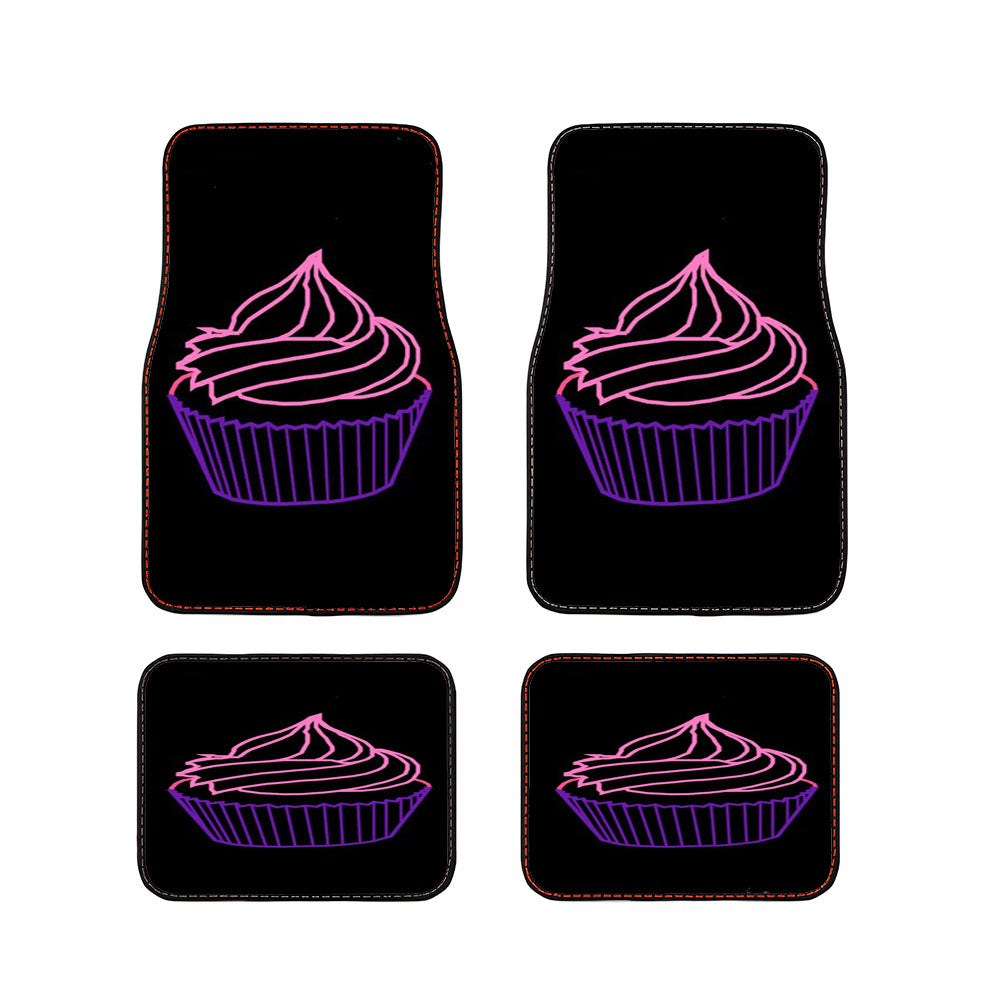Sixty Cupcake Logo Car Floor Mats Accessories
