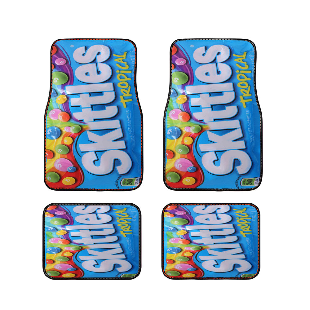 Skittles Tropical Car Floor Mats Accessories