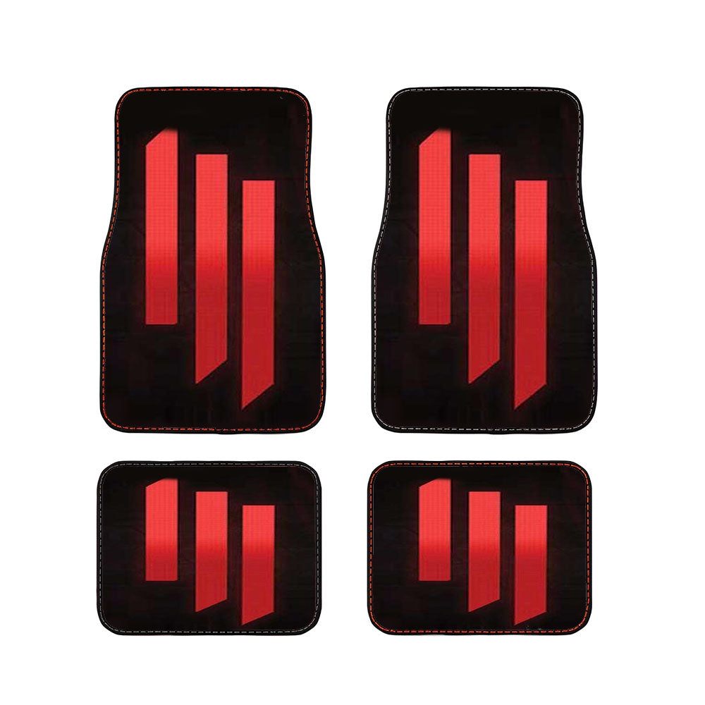 Skrillex Logo Stripes Car Floor Mats Accessories
