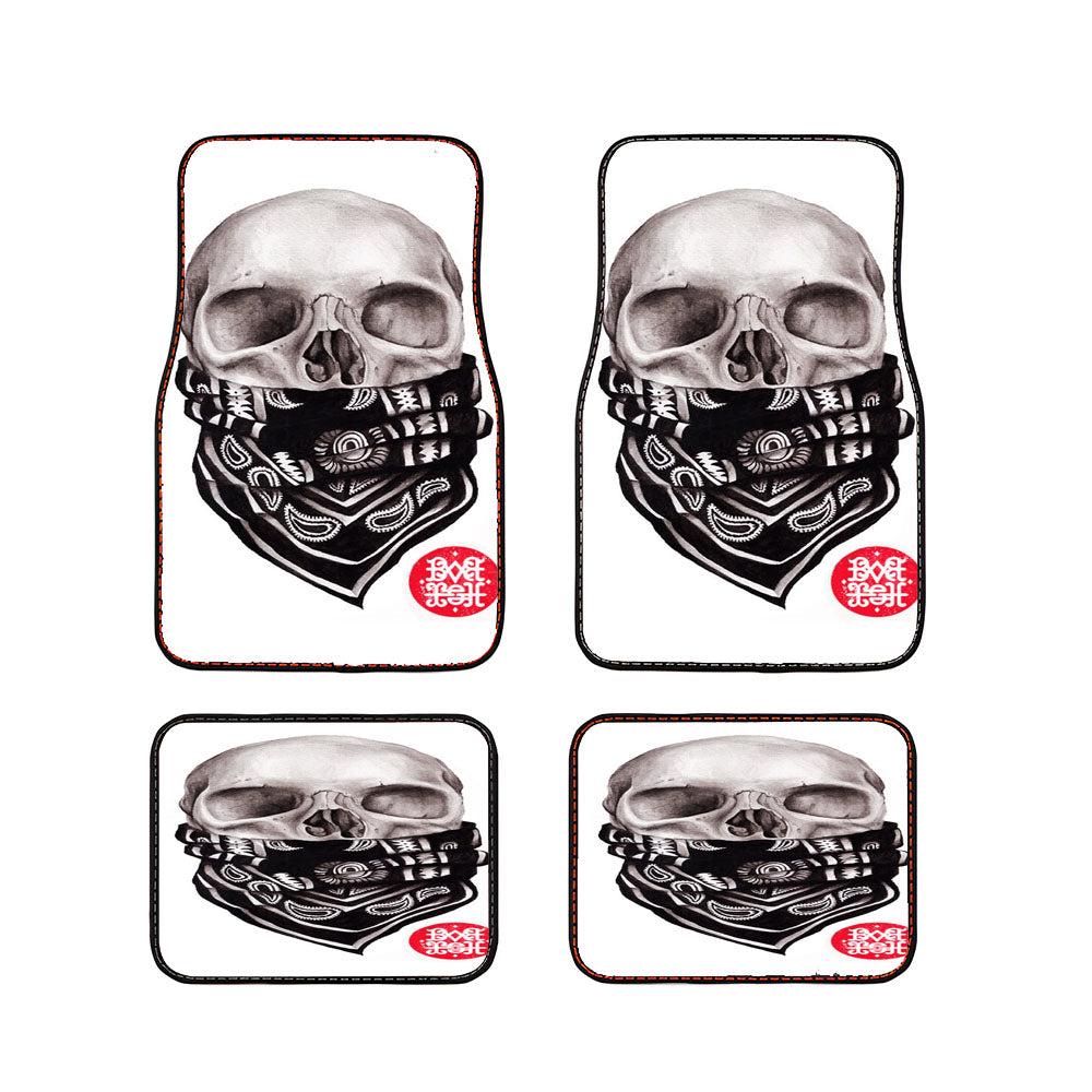 Skull Art Of Barish Car Floor Mats Accessories