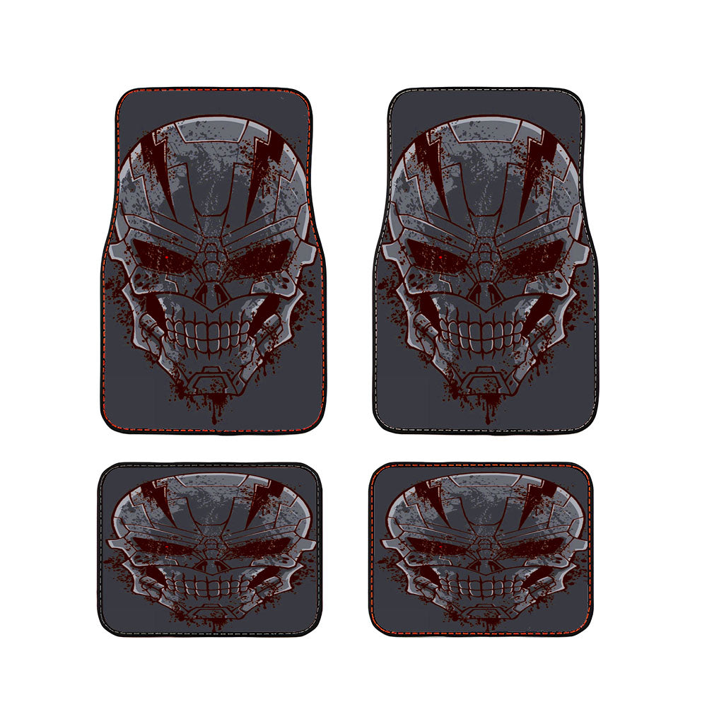 Skull Cyborg Car Floor Mats Accessories