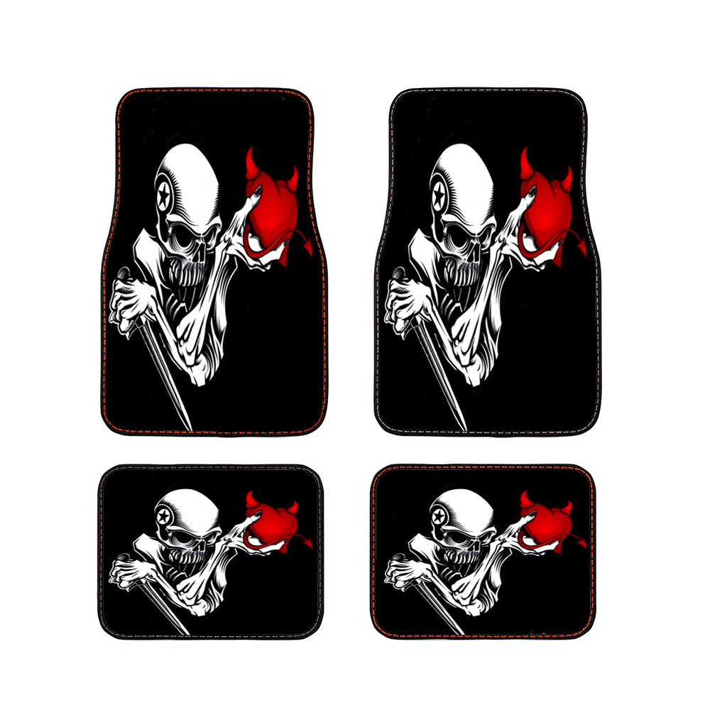 Skull Heartbreaker Car Floor Mats Accessories