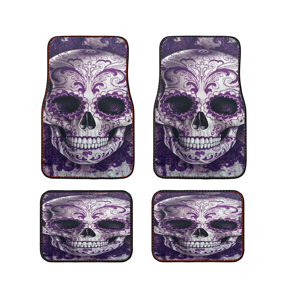 Skull Jingga Car Floor Mats Accessories