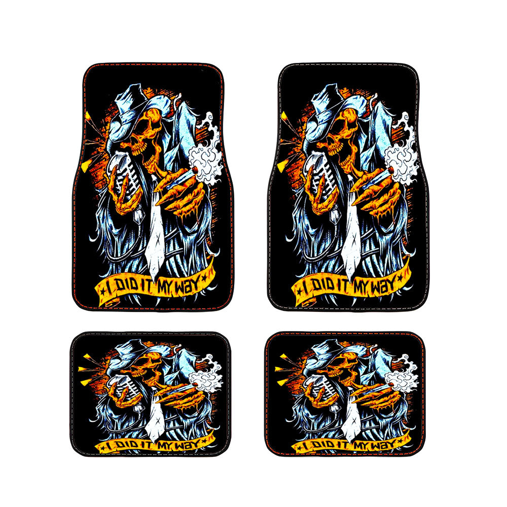 Skull My Way Car Floor Mats Accessories