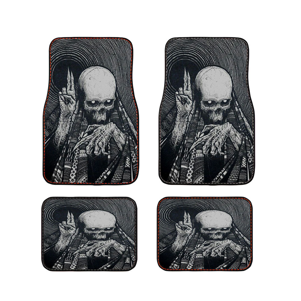 Skull Peace Culture Car Floor Mats Accessories
