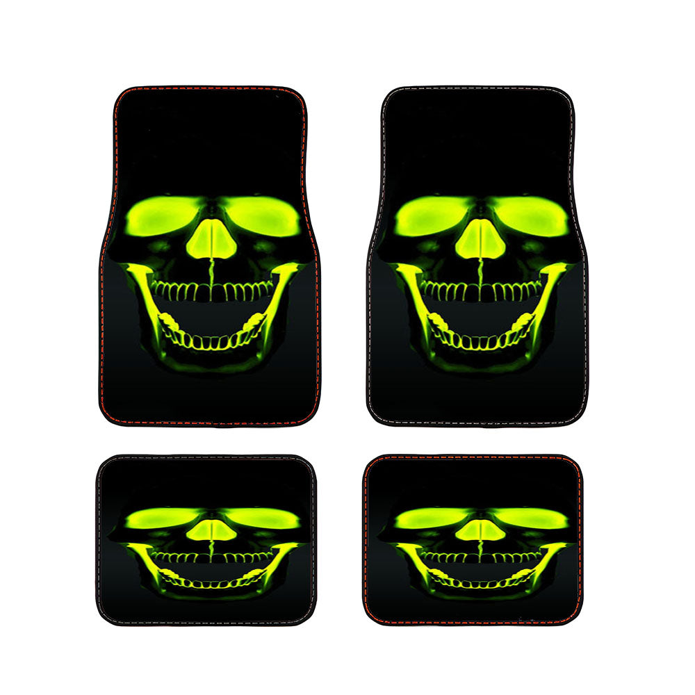 Skull With Light Car Floor Mats Accessories