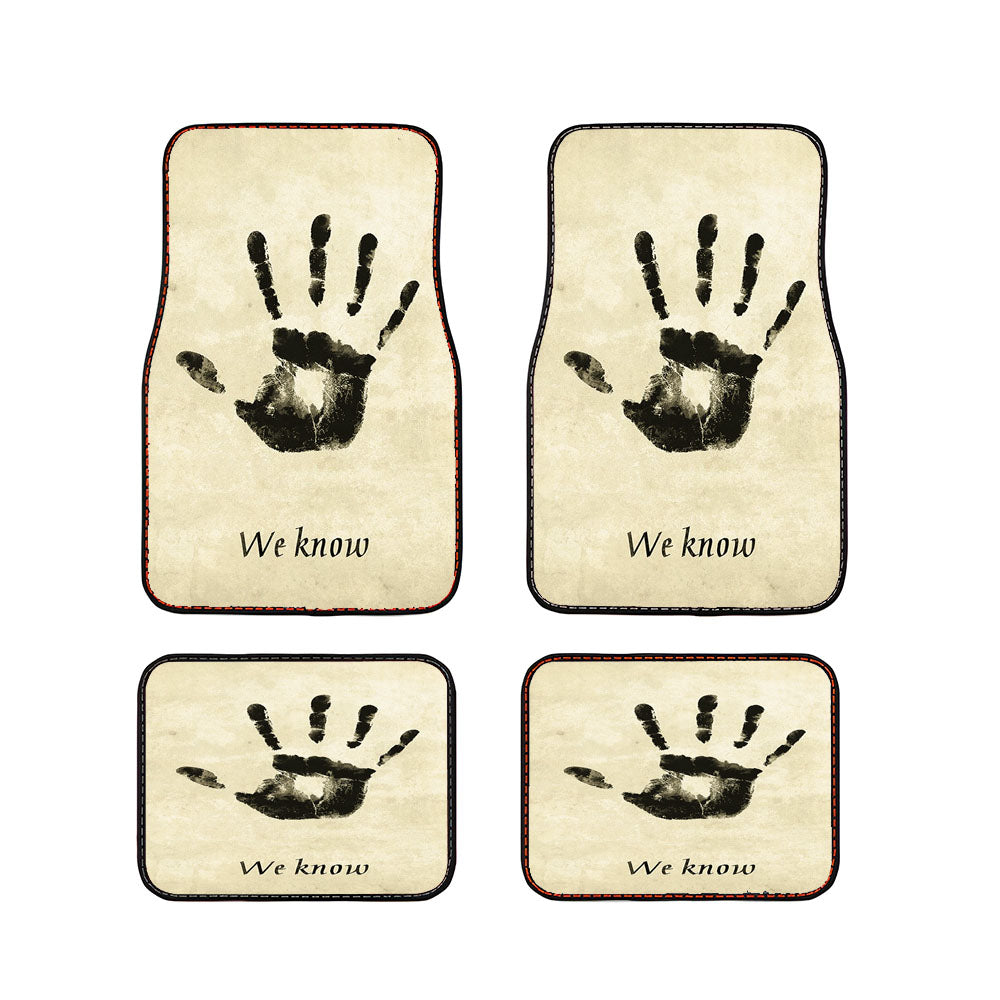 Skyrim Dark Brotherhood We Know Car Floor Mats Accessories
