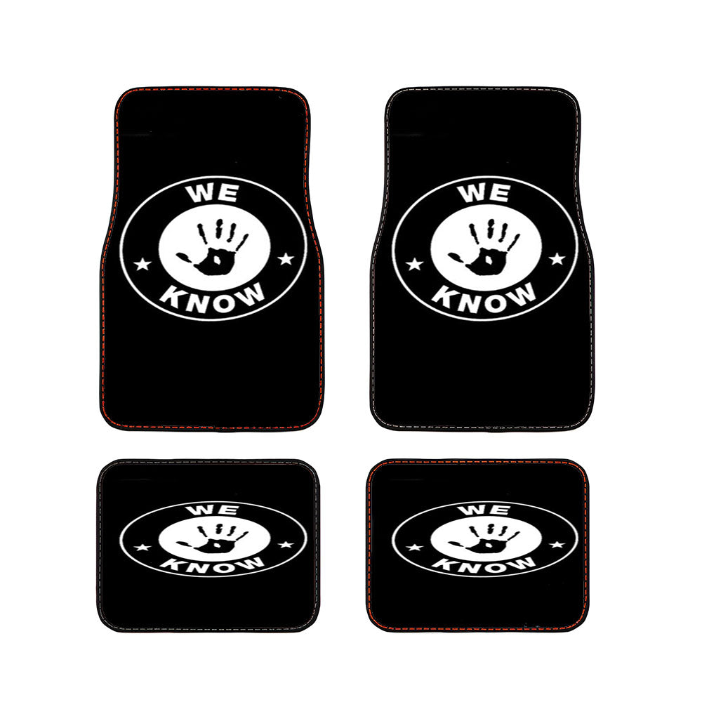 Skyrim Dark Brotherhood We Know Cosplay Gamer Car Floor Mats Accessories