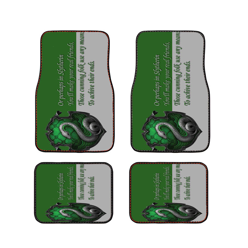 Slytherin Quotes Car Floor Mats Accessories
