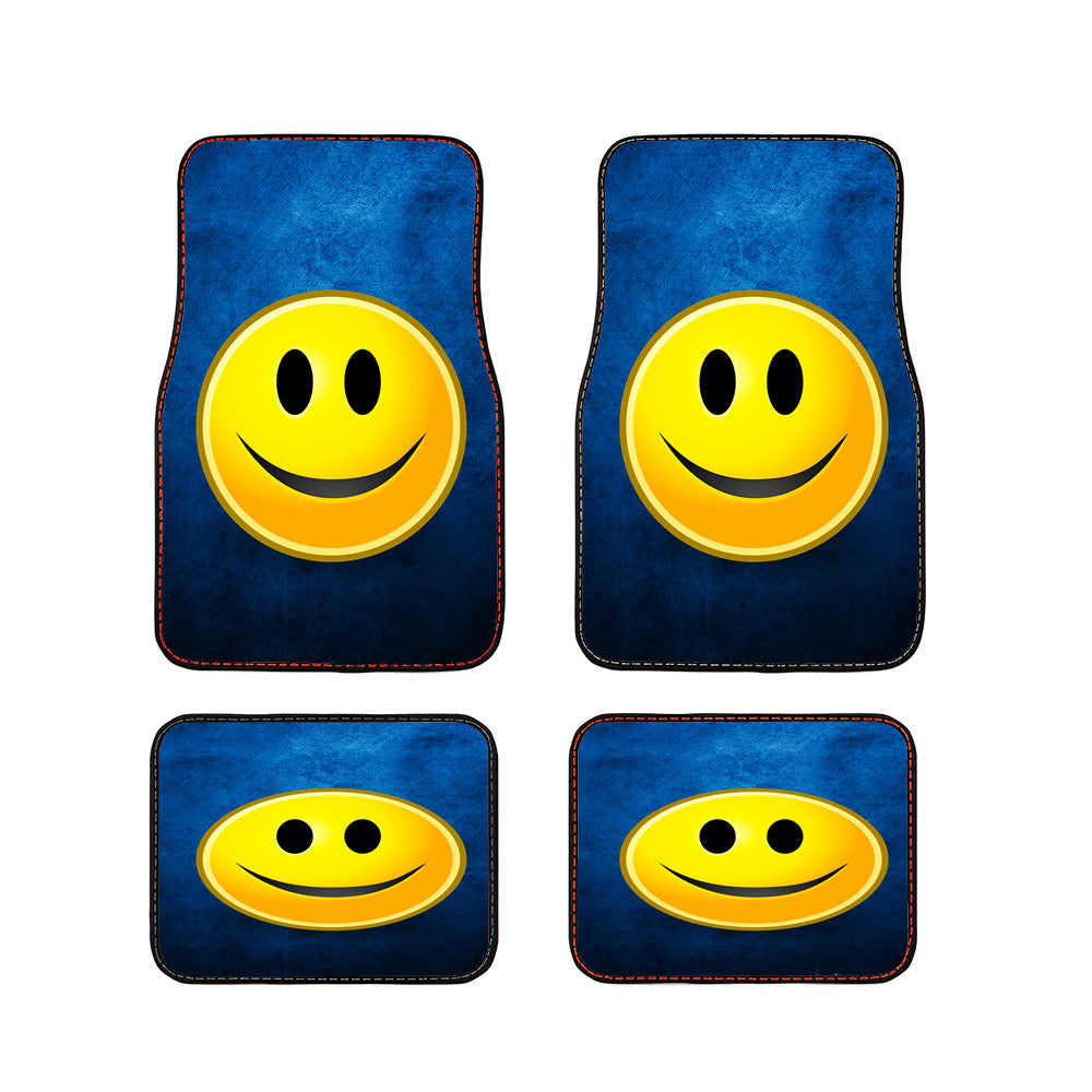 Smile Emoticon Car Floor Mats Accessories