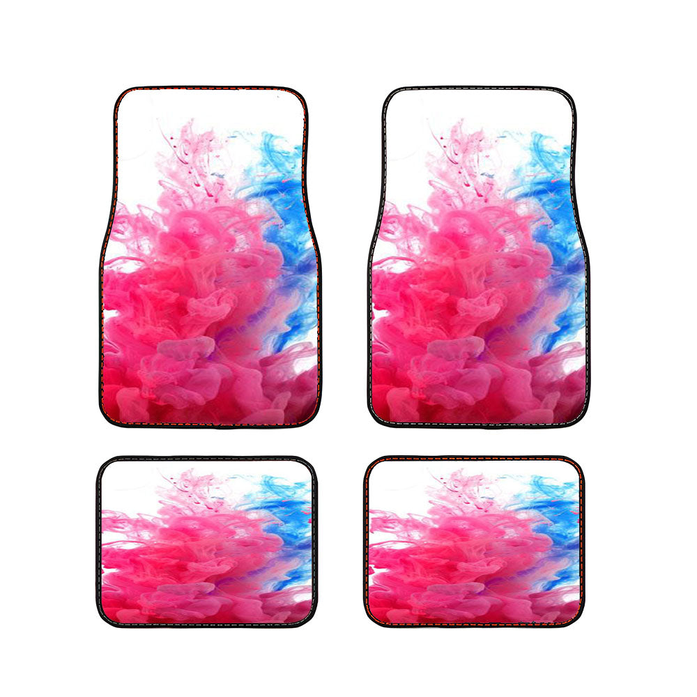 Smoke Blue Red Car Floor Mats Accessories