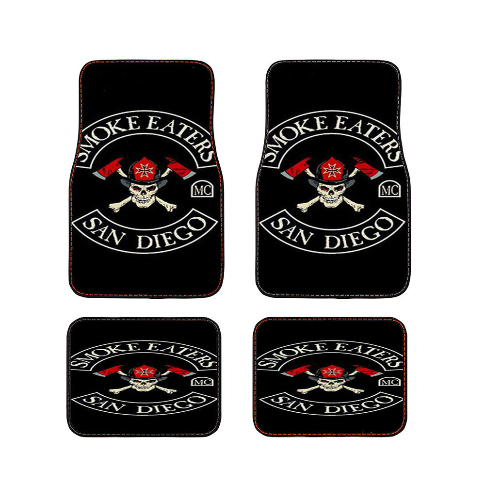Smoke Eaters San Diego Car Floor Mats Accessories