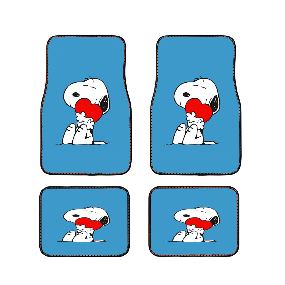 Snoopy Heart Car Floor Mats Accessories