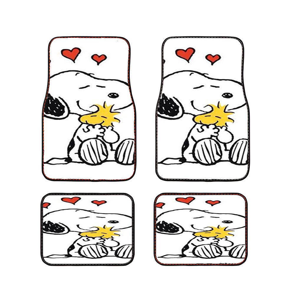 Snoopy Hug Car Floor Mats Accessories