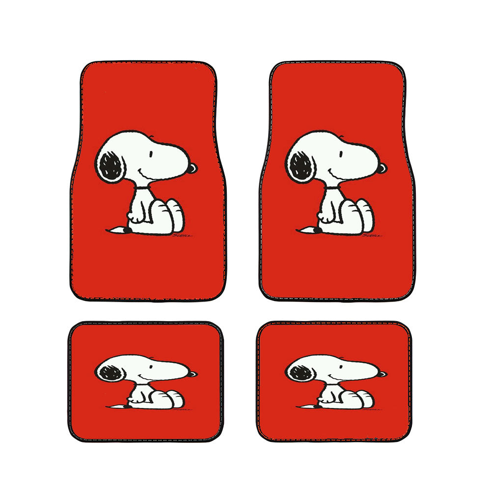 Snoopy Red Car Floor Mats Accessories
