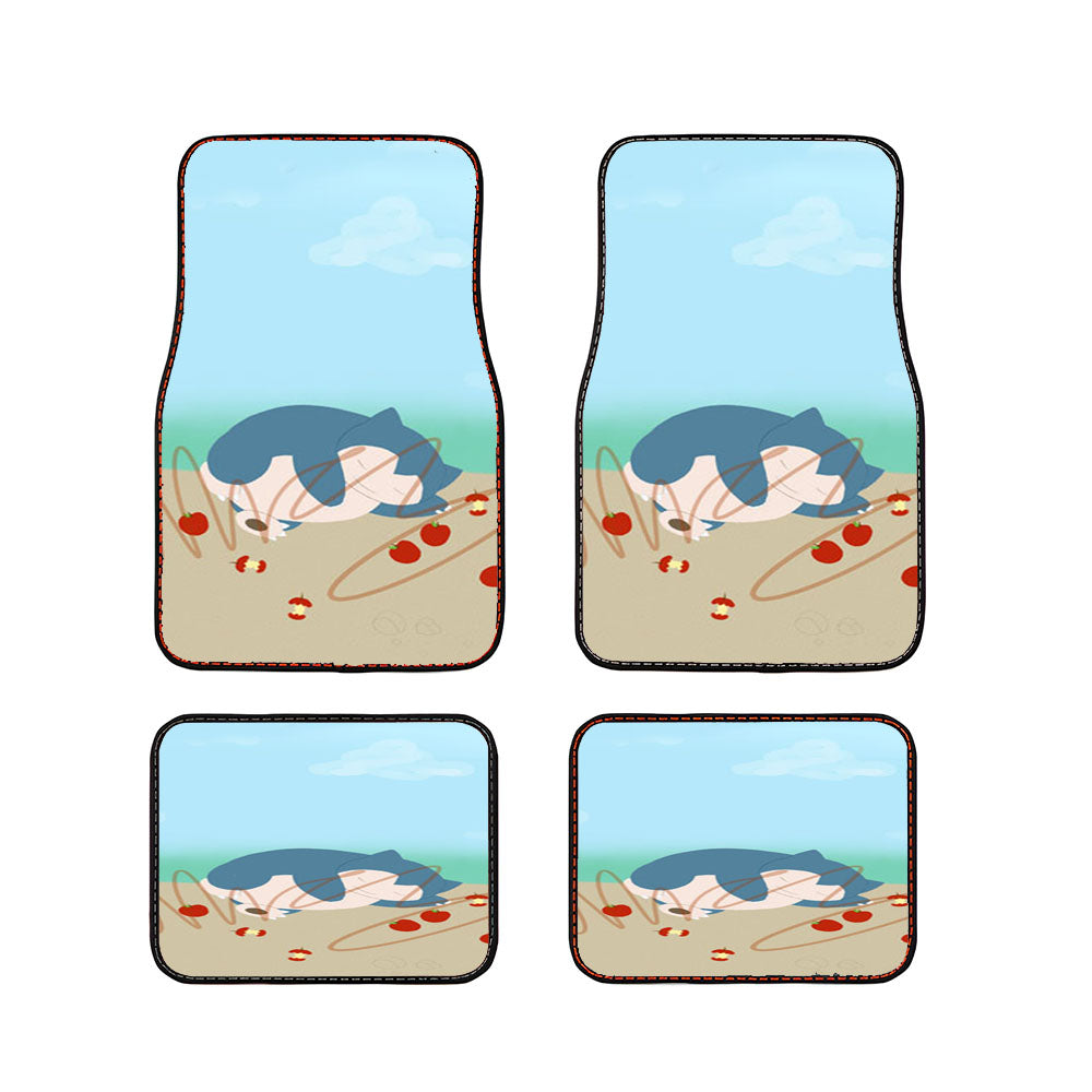Snorlax Apple Car Floor Mats Accessories