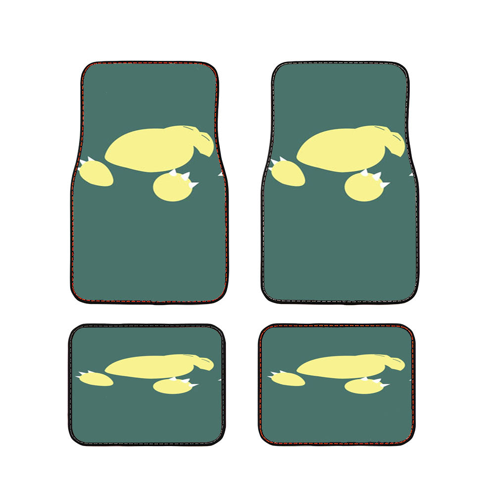 Snorlax Art Car Floor Mats Accessories