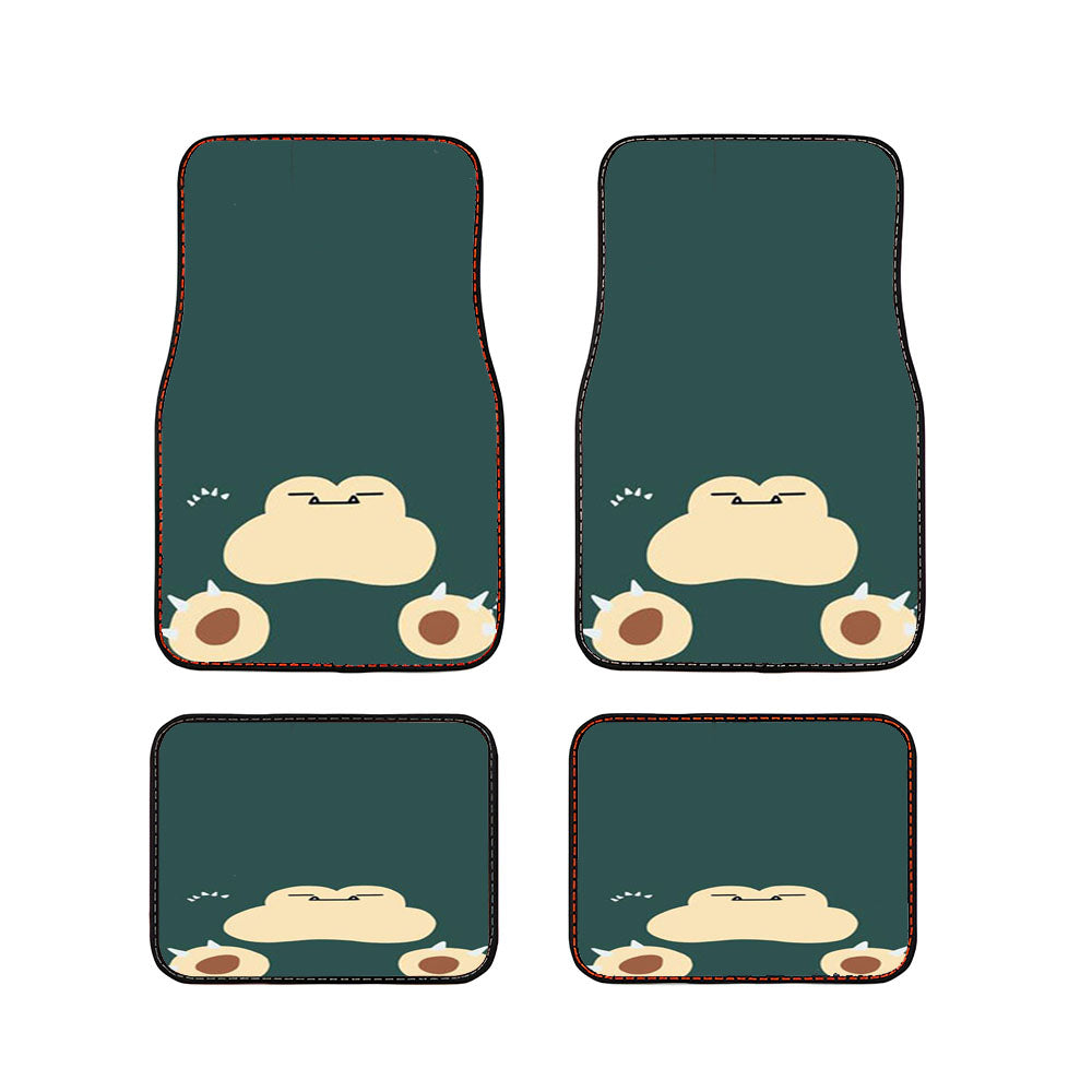 Snorlax Cartoon Car Floor Mats Accessories