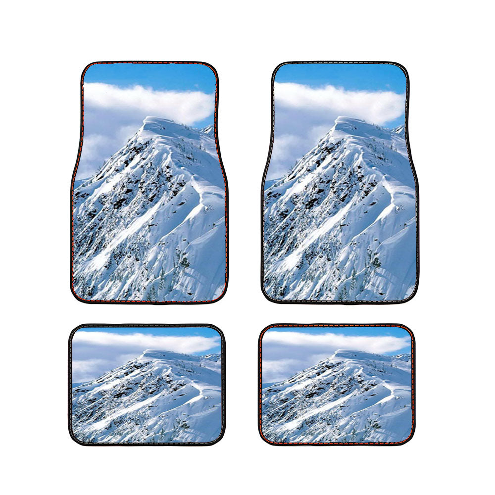 Snow Mountain Car Floor Mats Accessories