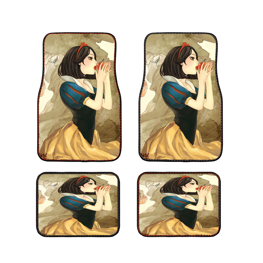Snow White Car Floor Mats Accessories