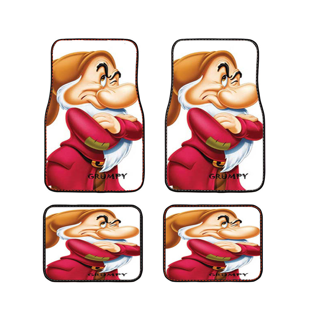 Snow White Grumpy Car Floor Mats Accessories