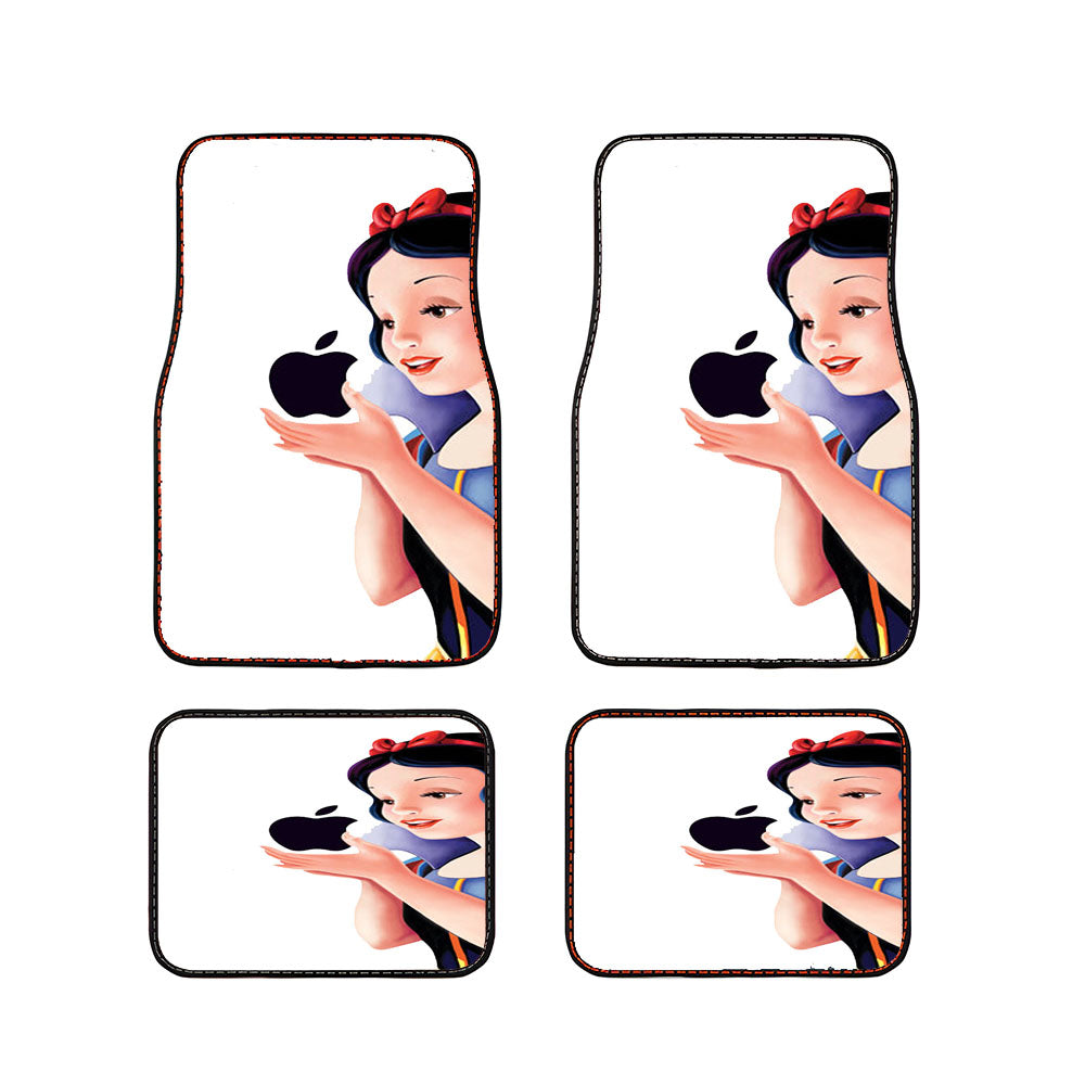 Snow White Snow Case Car Floor Mats Accessories