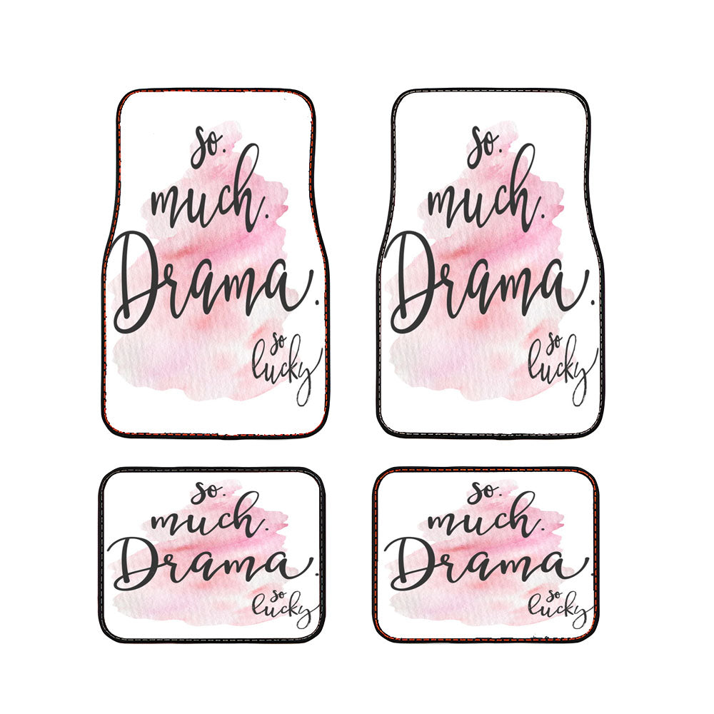 So Much Drama Car Floor Mats Accessories