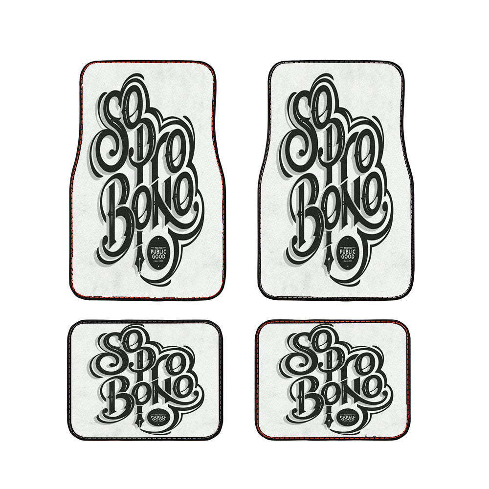 So Pro Bono Public Good Car Floor Mats Accessories