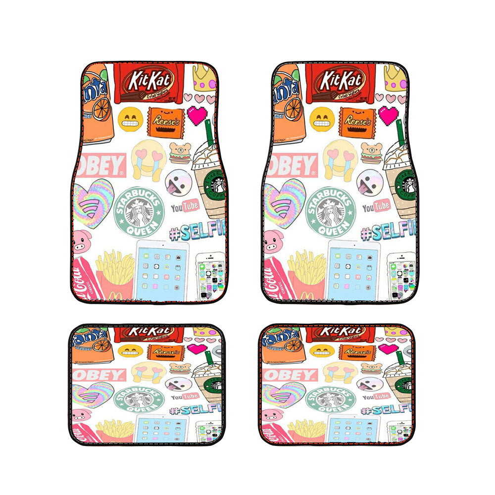 So Random Car Floor Mats Accessories