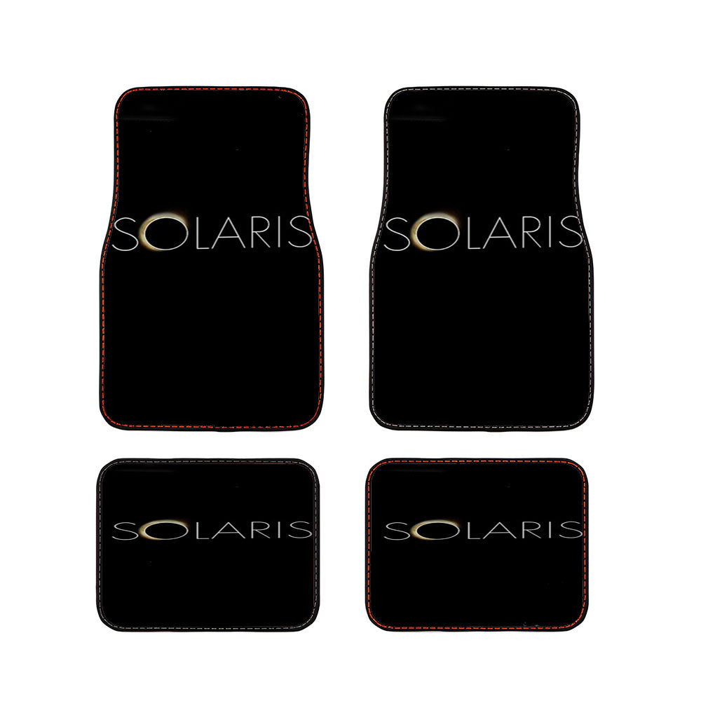Solaris 197 Movie Logo Text Typography Car Floor Mats Accessories