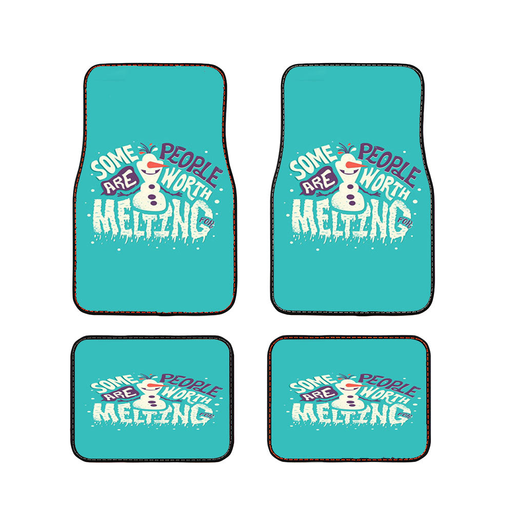 Some People Are Worth Melting Car Floor Mats Accessories